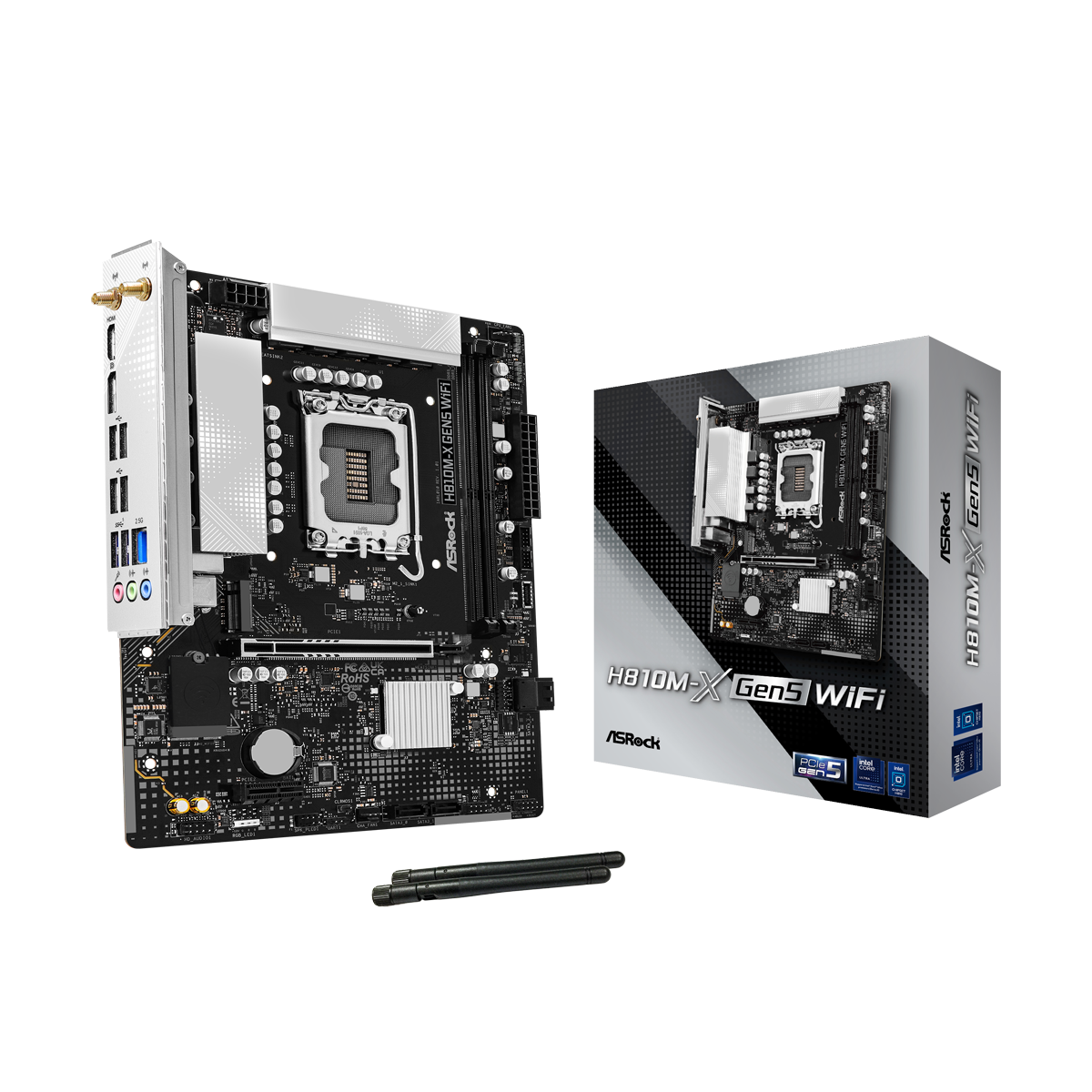 ASRock H810M-X Gen5 WiFi Mainboard Sockel 1851