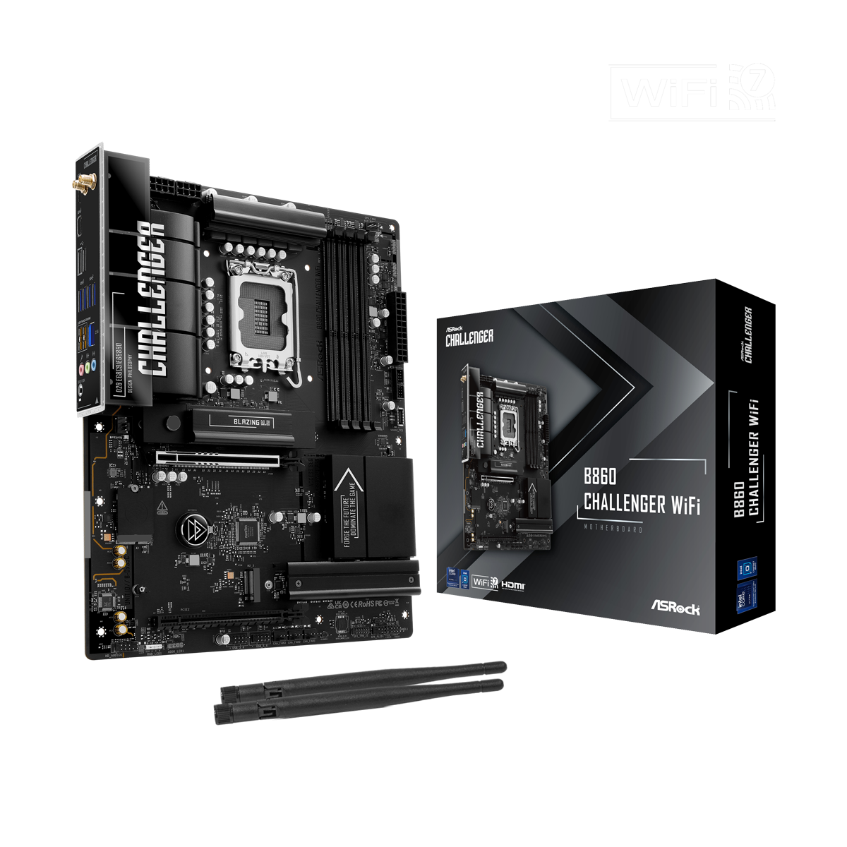 ASRock B860 Challenger WiFi Mainboard Sockel 1851