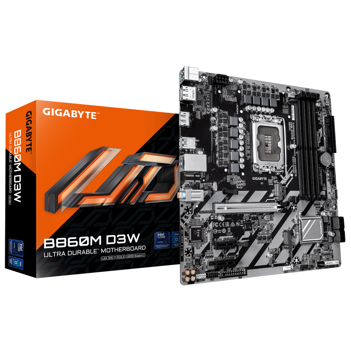 GIGABYTE B860M D3W Mainboard Sockel 1851
