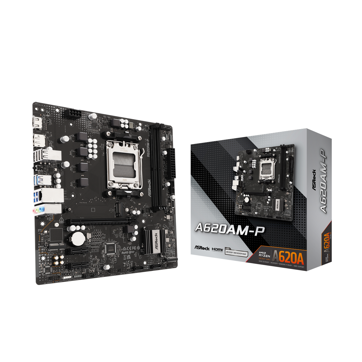 ASRock A620AM-P Mainboard Sockel AM5