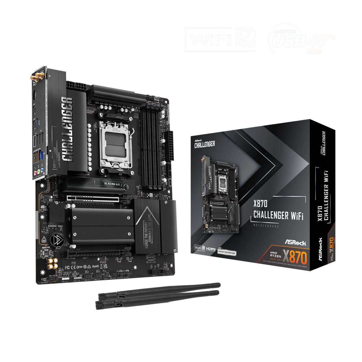 ASRock X870 Challenger WiFi Mainboard Sockel AM5