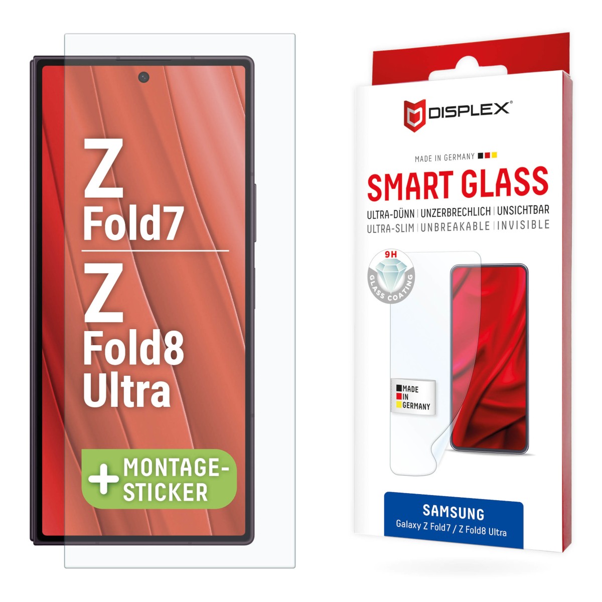 DISPLEX Smart Glass Samsung Z Fold7/Z Fold8 Ultra