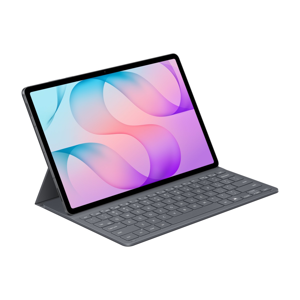 Samsung Galaxy Tab S12+ Book Cover Keyboard Slim, Schwarz
