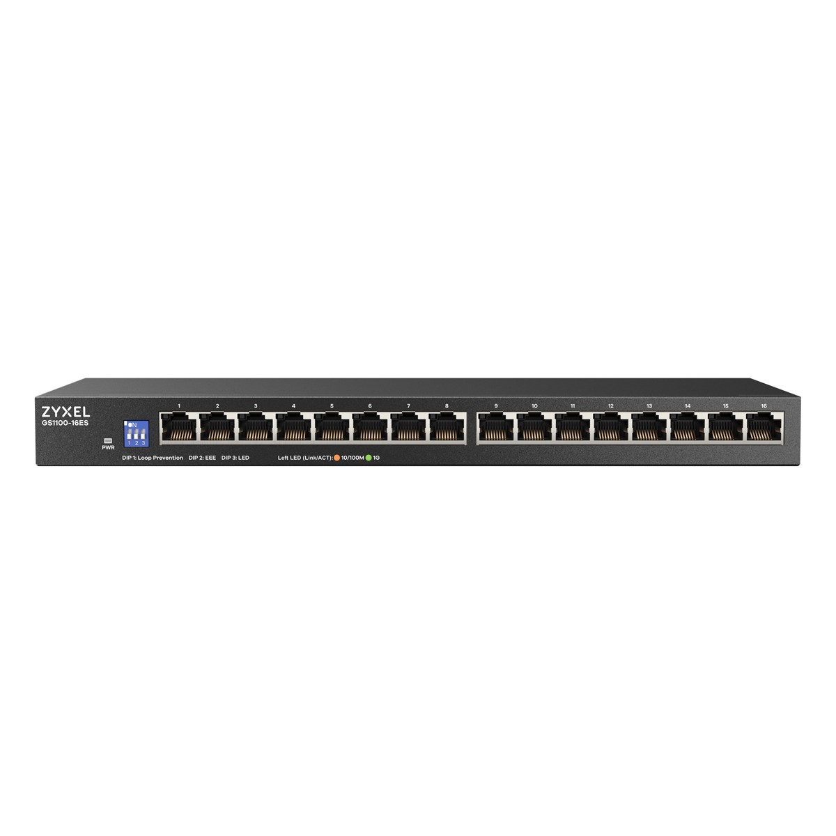 Zyxel GS1100-16ES Unmanaged Switch 16-Port, 16x Gigabit Ethernet