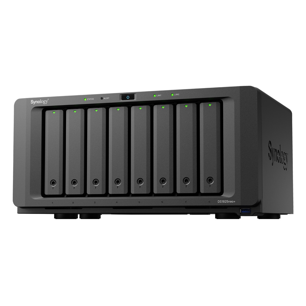 Synology DiskStation DS1825neo+ NAS 8-Bay AMD Ryzen™ V1500B, 8GB DDR4 RAM, 0/8 HDD/SSD