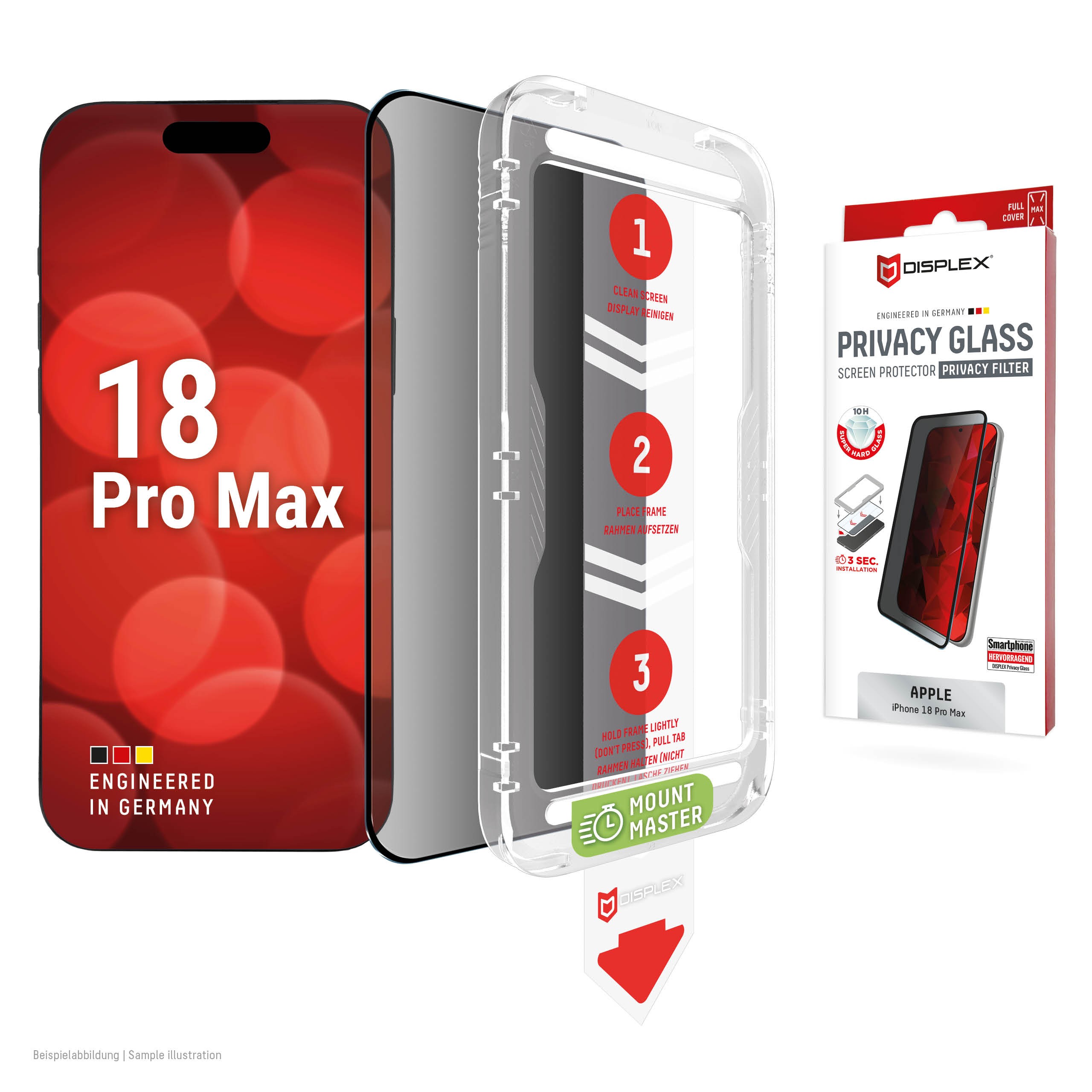 DISPLEX Privacy Glass MM iPhone 18 Pro Max