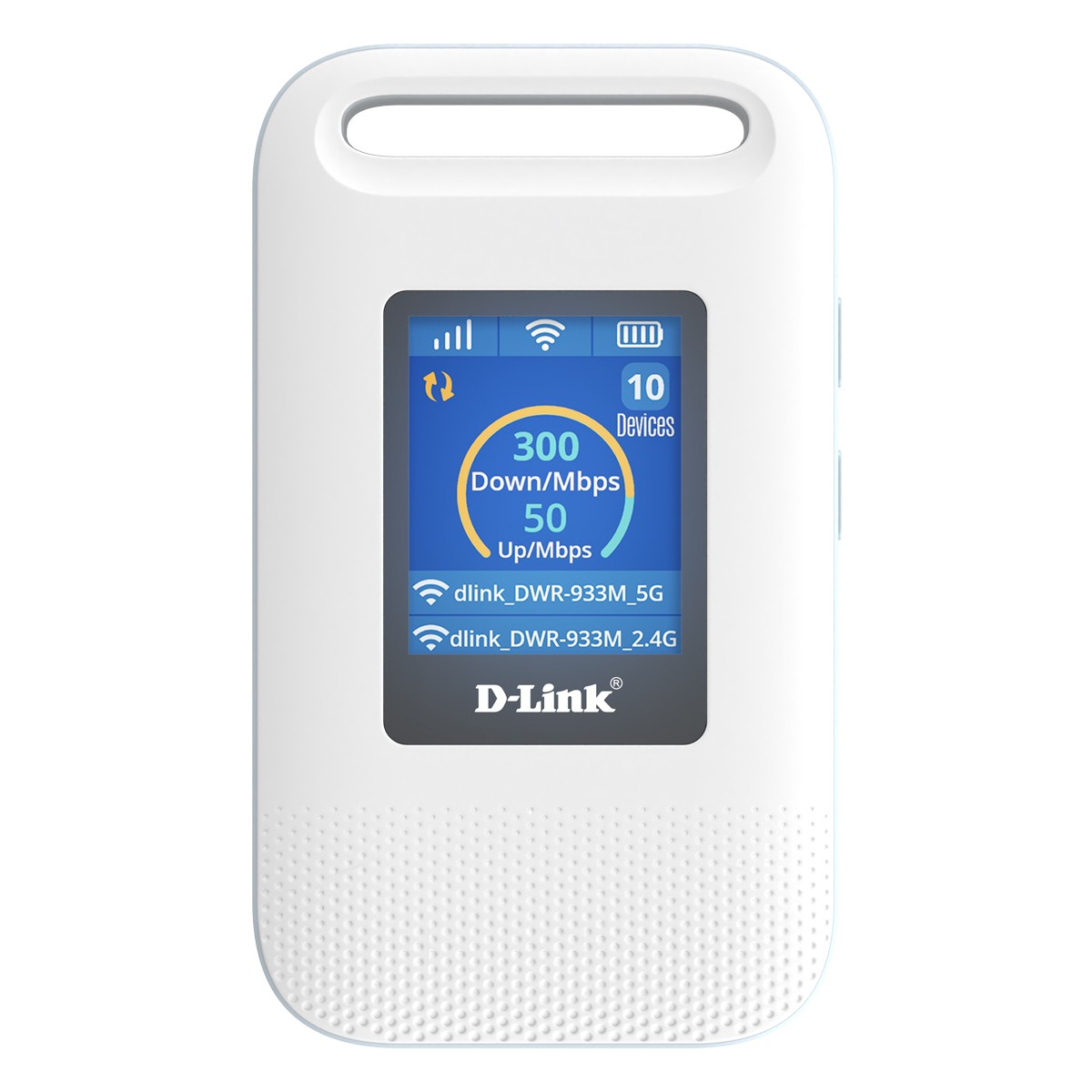 D-Link DWR-933W 4G LTE+ WiFi 6 Mobiler Hotspot 4G LTE bis zu 300 Mbit/s (DL), WLAN AX600 Dualband