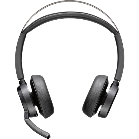 Poly Voyager Focus 2-M USB-C-Headset incl. Ladestation + Adapter USB-C/ -A, MS-Teams kompatibel