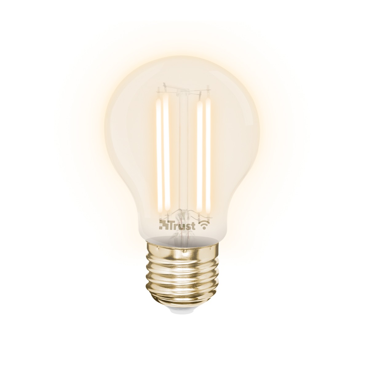 Trust E27 LED FILAMENT 1800-2700K WI-FI Smartes WiFi LED-Filament, Lichtstimmung weiß, Fassung E27, von Ihrem Smartphone/Tablet 