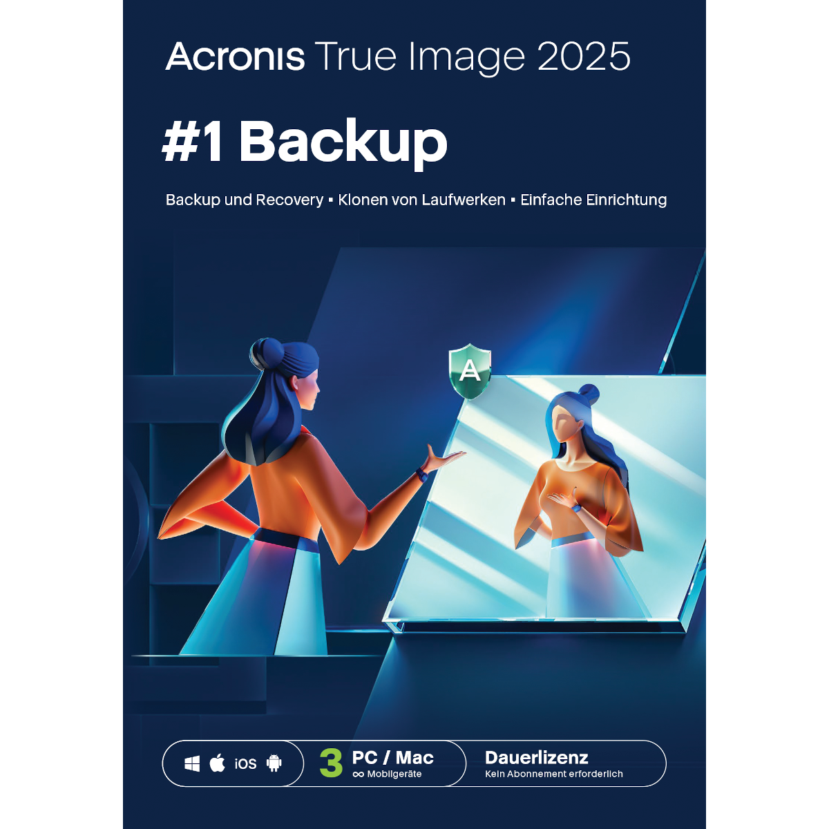Acronis True Image 2025 [3 Geräte - Dauerlizenz]