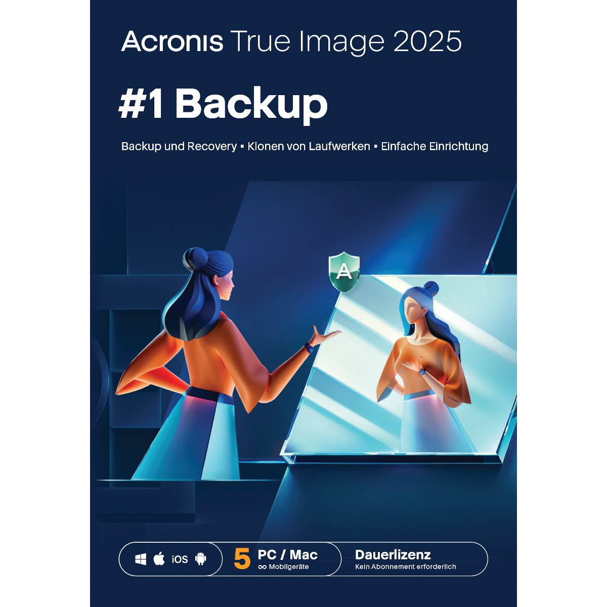 Acronis True Image 2025 [5 Geräte - Dauerlizenz]