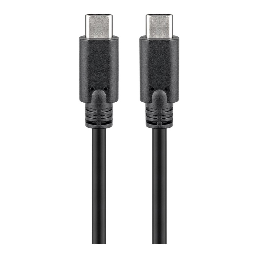 KAB Goobay USB-C™ 3.1 Generation 1 Kabel, schwarz, 2m USB-C™-Stecker  USB-C™-Stecker