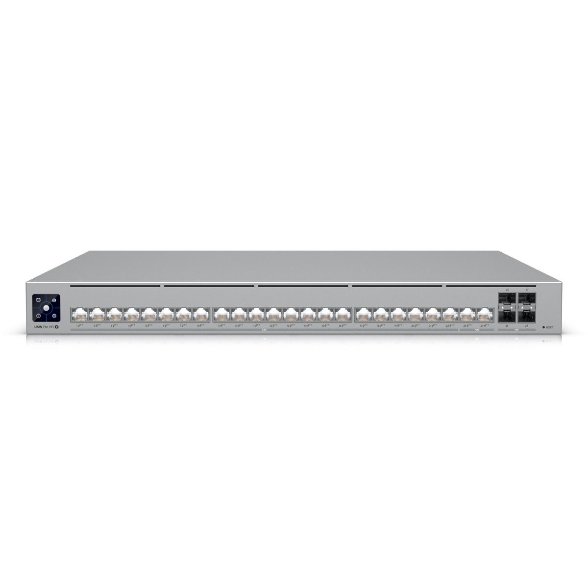 Ubiquiti Pro HD 24 PoE Managed Switch 4x 10G SFP+, 2x 10G Ethernet (PoE++), 22x 2.5G Ethernet (PoE++)