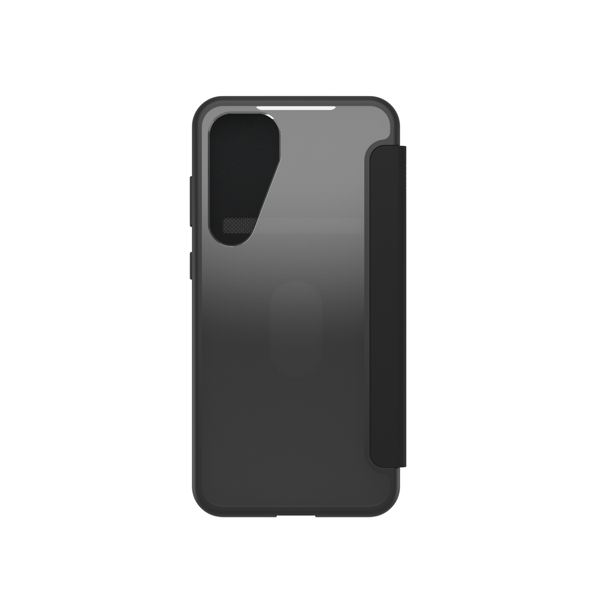OtterBox React Folio Samsung Galaxy S25+ Black Crystal - clear/black