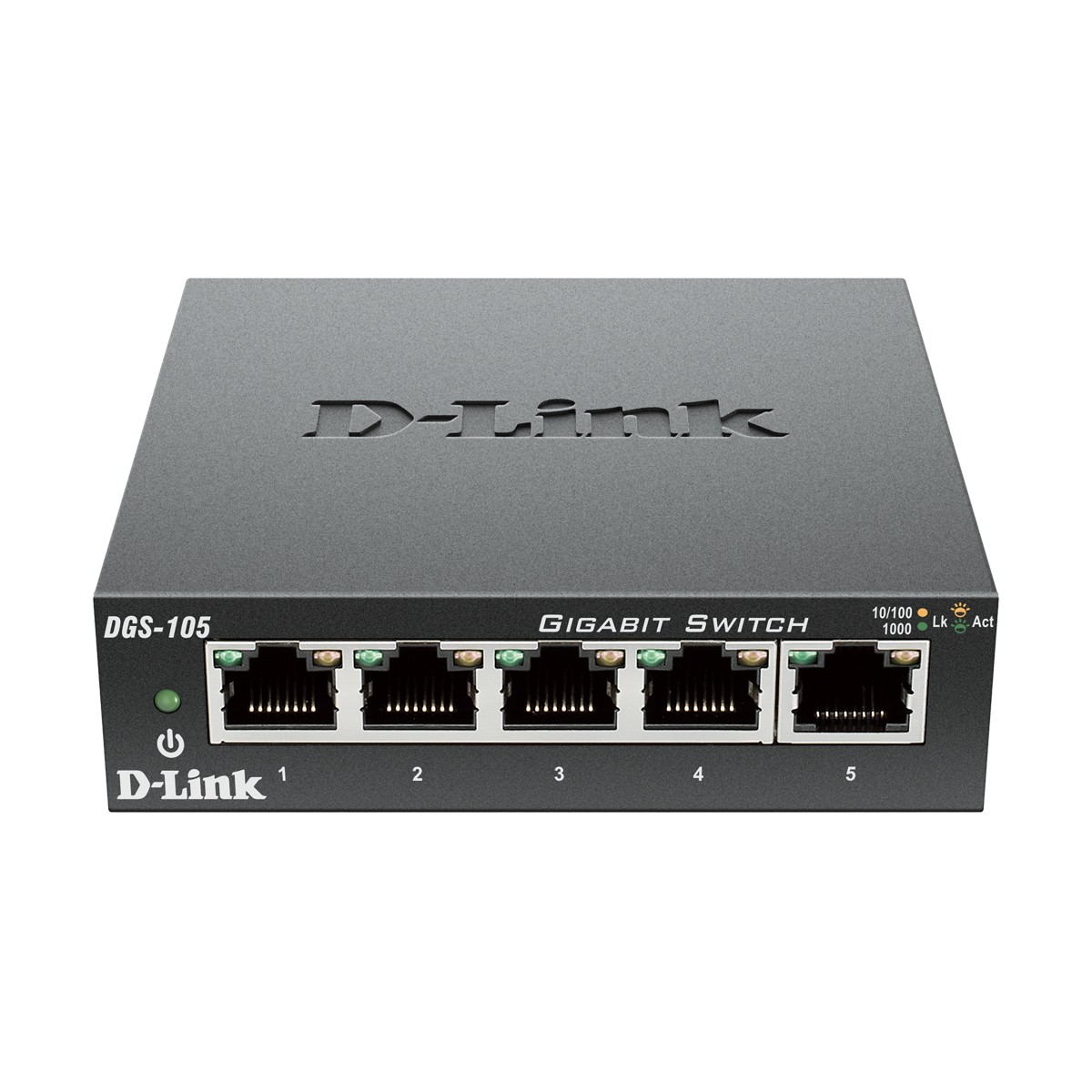 D-Link DGS-105 Unmanaged Switch [5x Gigabit Ethernet]