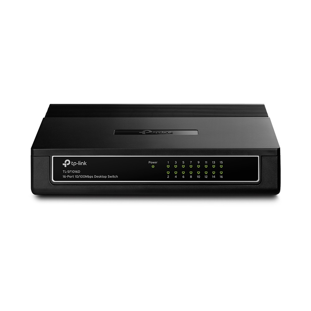 TP-Link TL-SF1016D Netzwerk-Switch 16-Port, Unmanaged, 16x 100 Mbit/s RJ45
