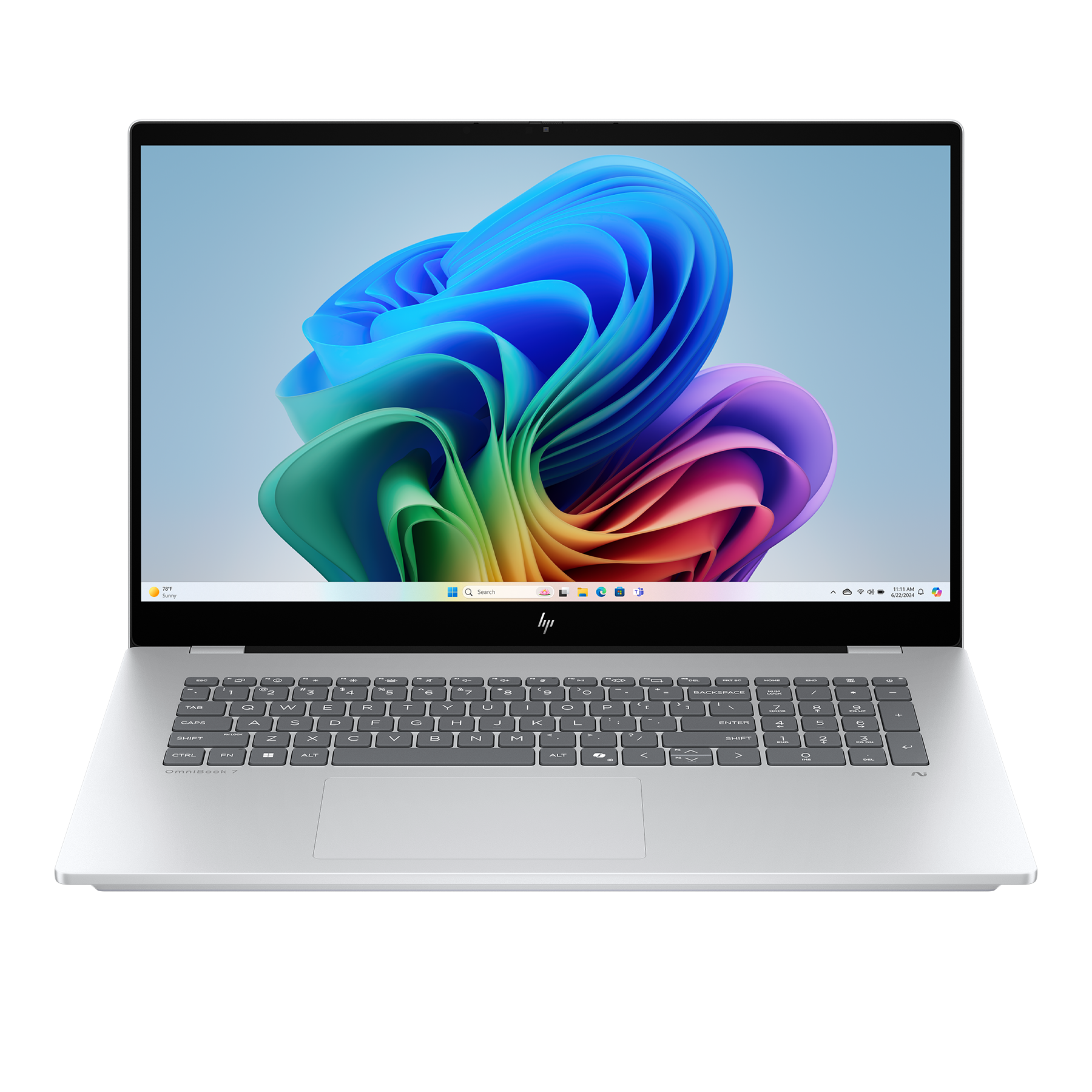 HP OmniBook 7 17-dc0173ng 17,3" FHD IPS Touch, Intel Core Ultra 7 256V, 16GB RAM, 512GB SSD, Windows 11 Home