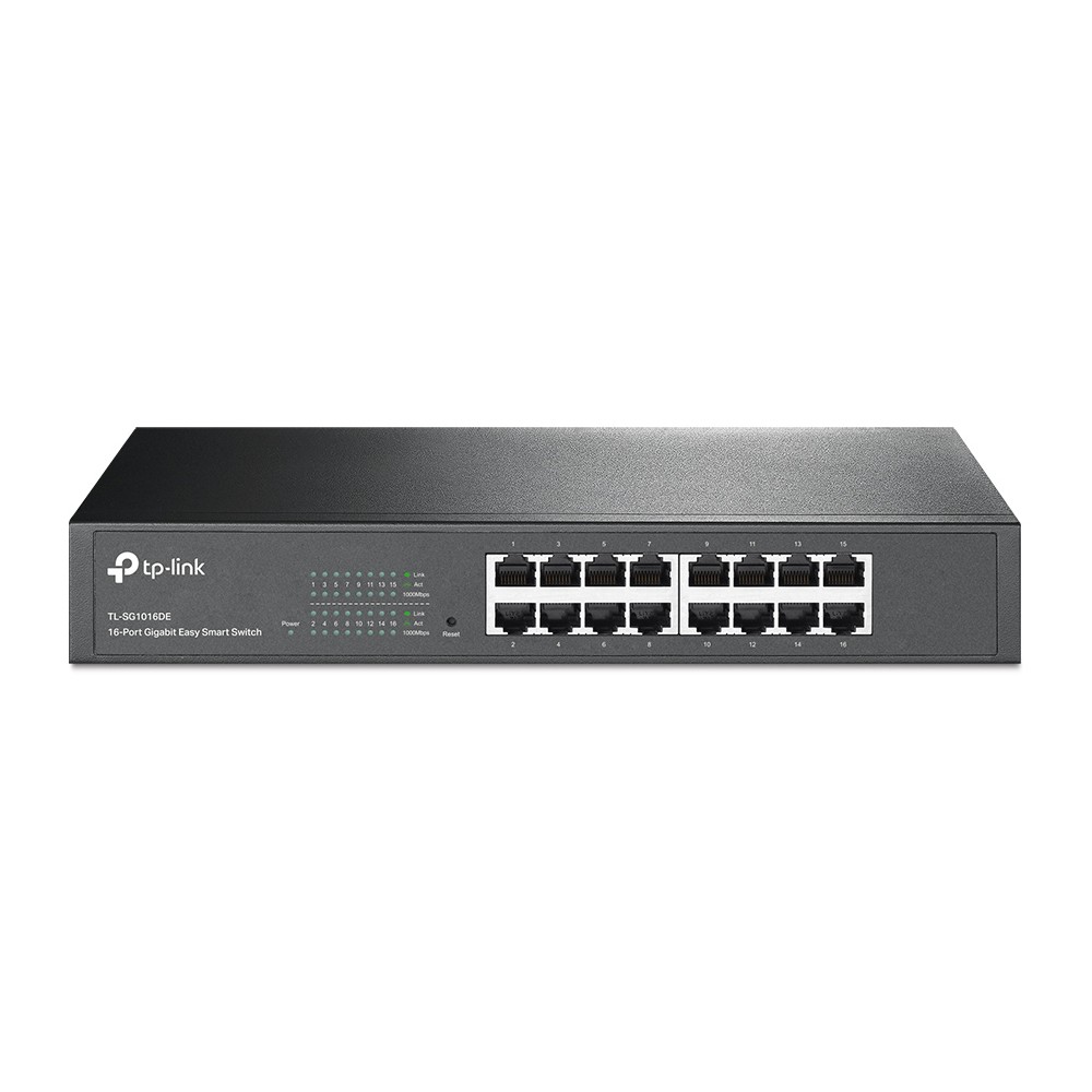 TP-Link TL-SG1016DE Easy Smart Switch 16-Port, Smart Managed, 16x Gigabit RJ45