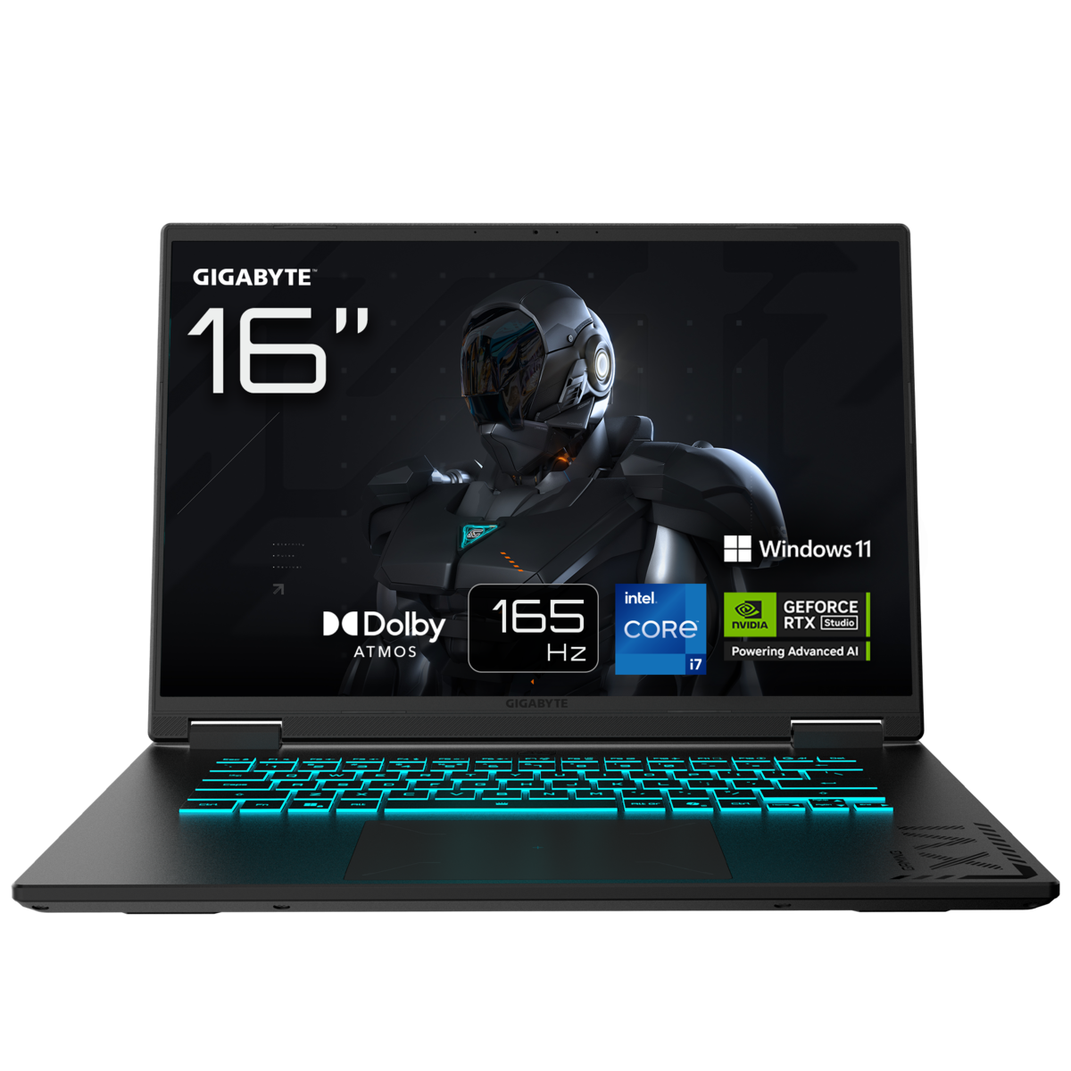 GIGABYTE GAMING A16 CWHI3DEC94SH - 16" QHD+ 165 Hz Display, Intel Core i7-13620H, 16GB RAM, 1TB SSD, NVIDIA GeForce RTX 5070, Wi