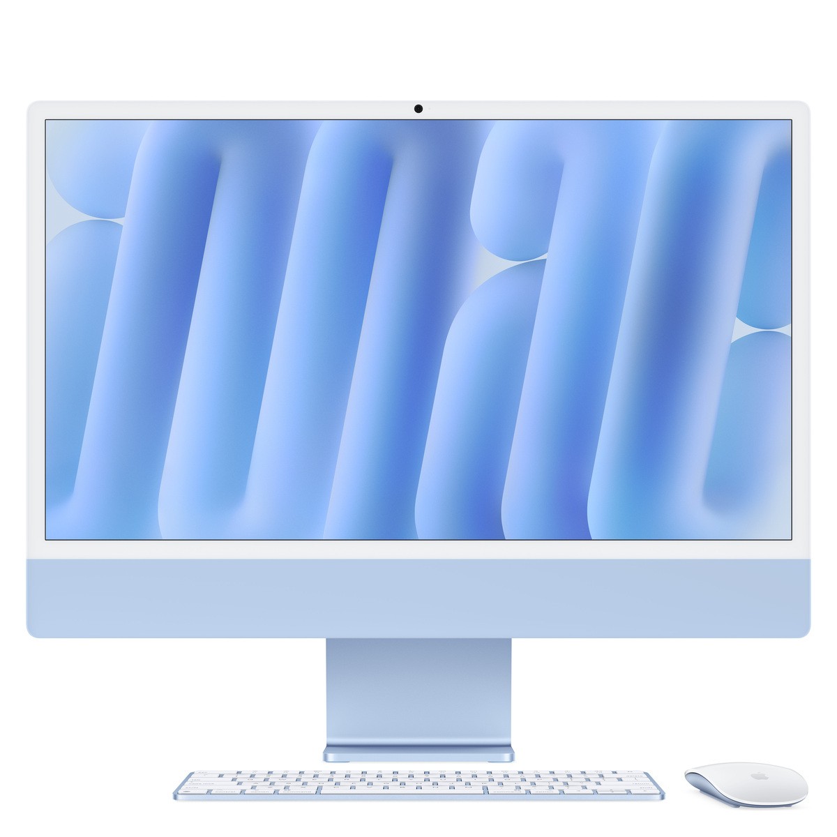 Apple iMac MWUF3D/A Blau - 61cm(24'') M4 8-Core Chip, 8-Core GPU, 16GB Ram, 256GB SSD