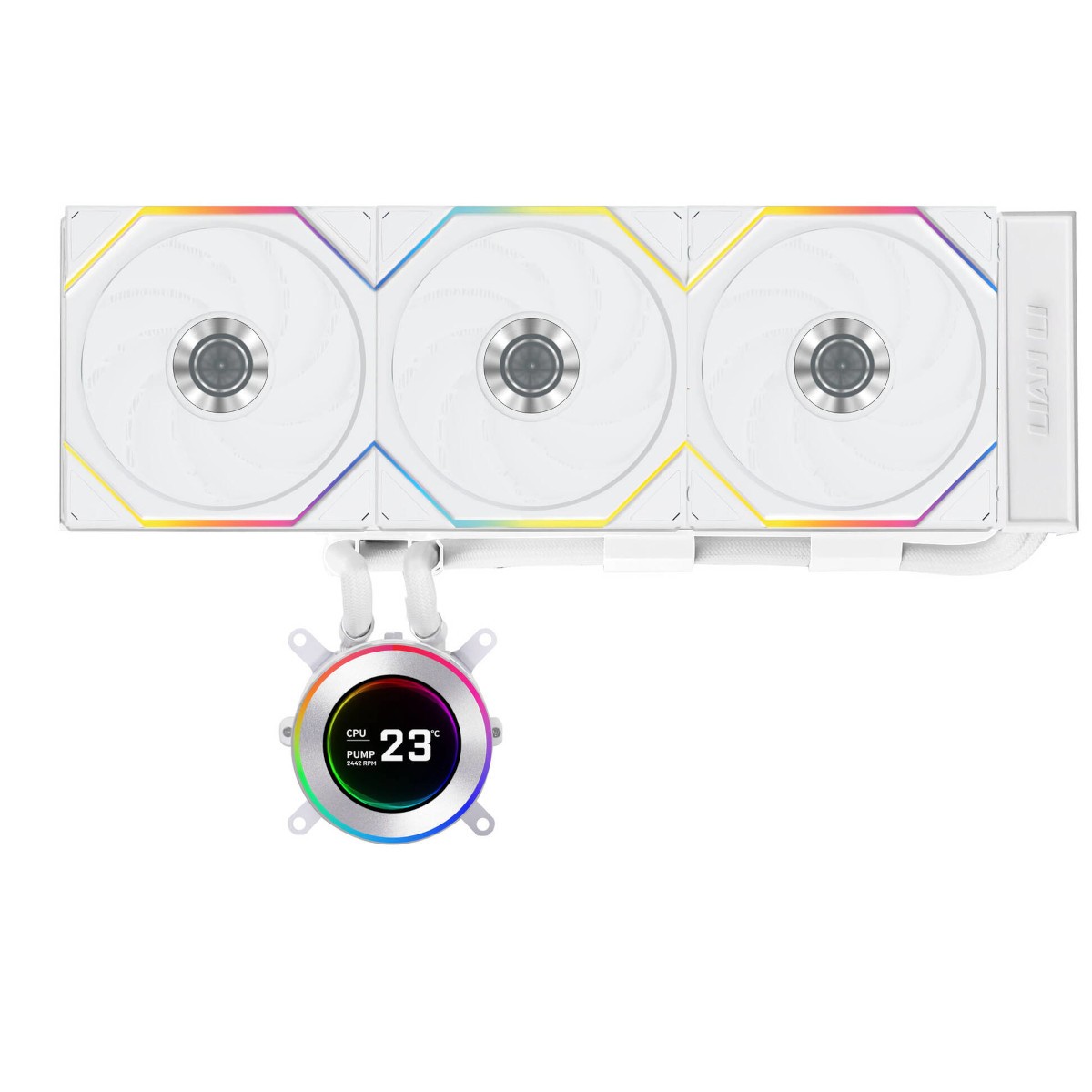 Lian Li HYDROSHIFT II LCD-C 360TL weiß | AiO-Wasserkühlung