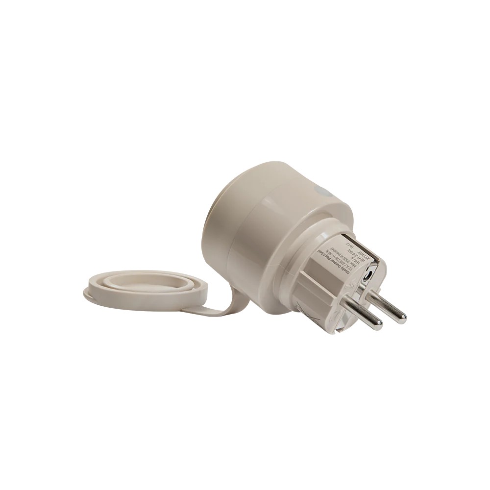 Outdoor Plug S Gen3 Zwischenstecker für draußen · 12A / 2500 W · Messfunktion · WLAN · Matter · BT