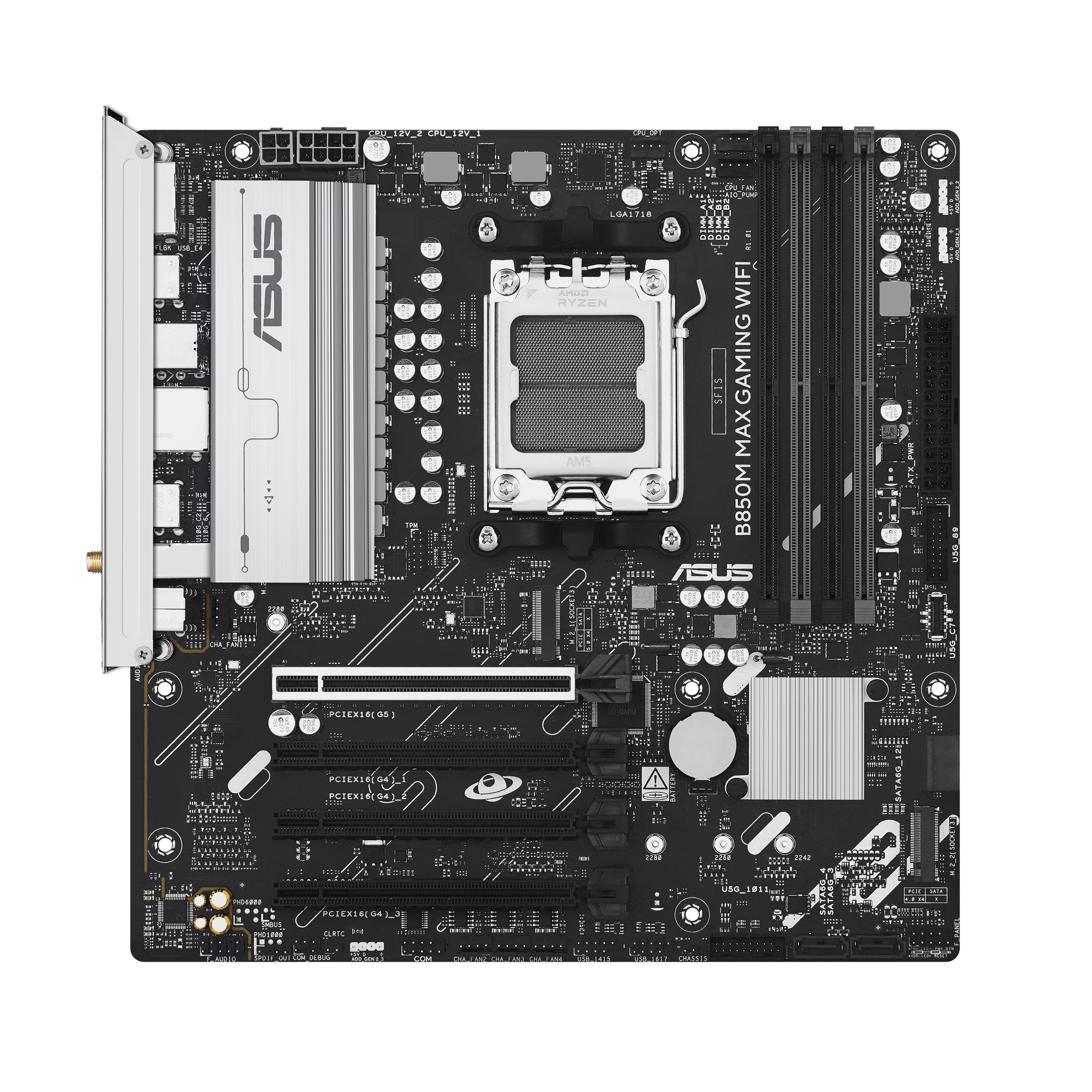 ASUS B850M MAX GAMING WIFI Mainboard Sockel AM5