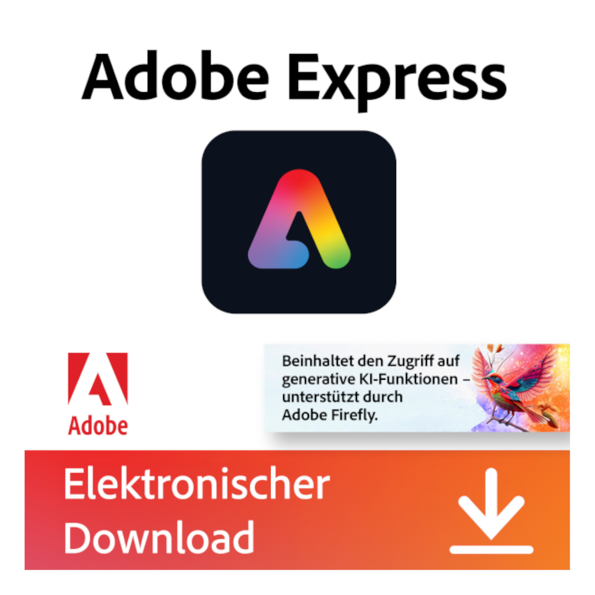 Adobe Express Premium | 1 Jahr | 100GB | Web/iOS/Android