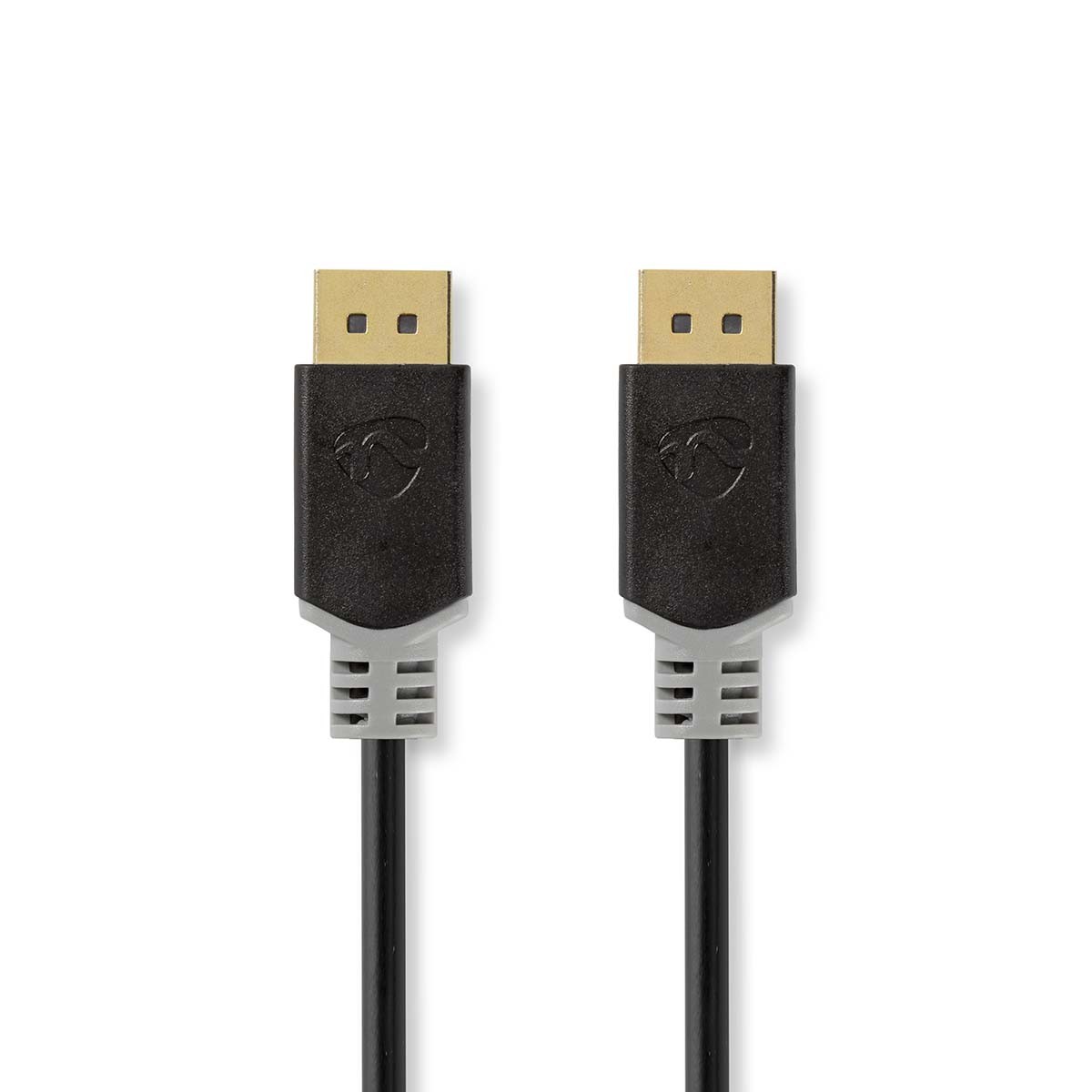 Nedis Displayport-Kabel | DisplayPort Stecker | DisplayPort Stecker | 8K@60Hz | Vergoldet | 3.00 m | rund | PVC | Anthrazit / Gr
