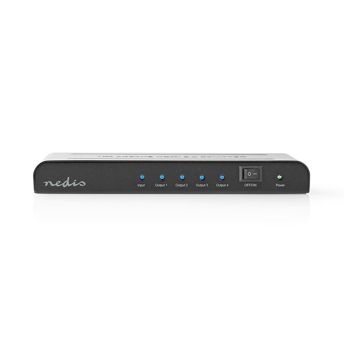 Nedis HDMI Splitter 4-Port HDMI™ Eingang 4x HDMI