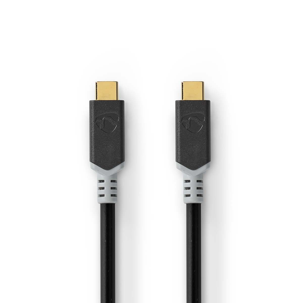 Nedis USB-Kabel | USB 3.2 Gen 2x2 | USB-C™ Stecker | USB-C™ Stecker | 4K@60Hz | 20 Gbps | Vergoldet | 1.00 m | rund | PVC | Anth