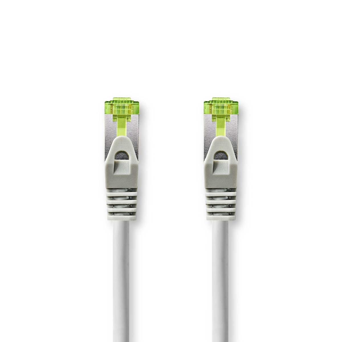 Nedis Cat 7 Kabel | S/FTP | RJ45 Stecker | RJ45 Stecker | 10.0 m | Rund | LSZH | Grau | Verpackung mit Sichtfenster