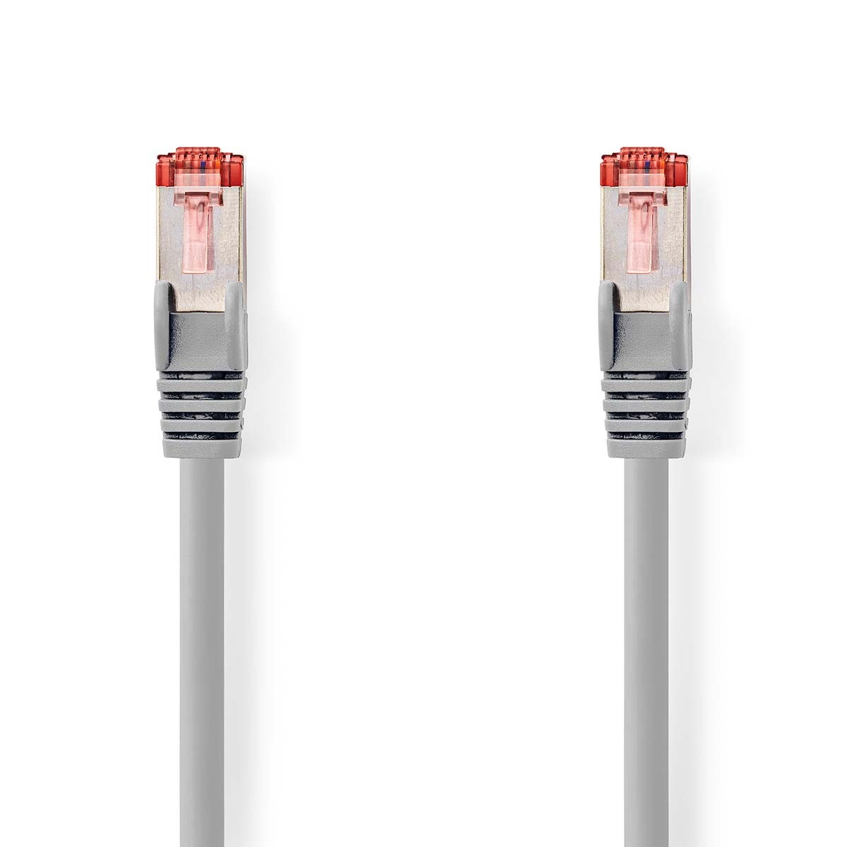 Nedis CAT6-Netzwerkkabel | RJ45 Stecker | RJ45 Stecker - S/FTP | 3.00 m | Rund | LSZH | Grau | Label