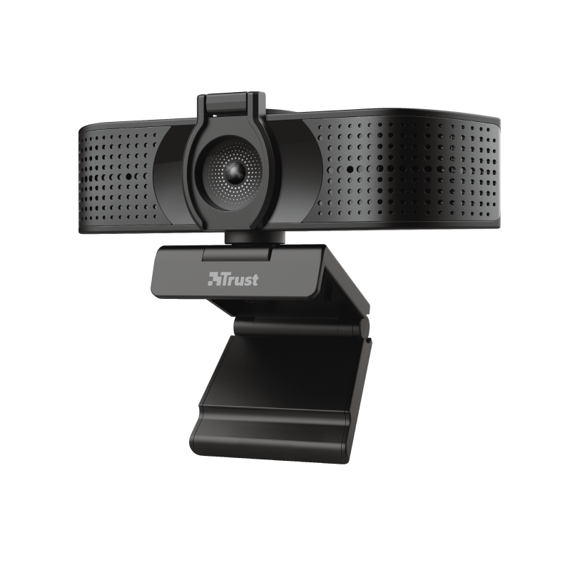 TRUST Teza 4K Ultra HD Streaming-Webcam, Blickschutzfilter,