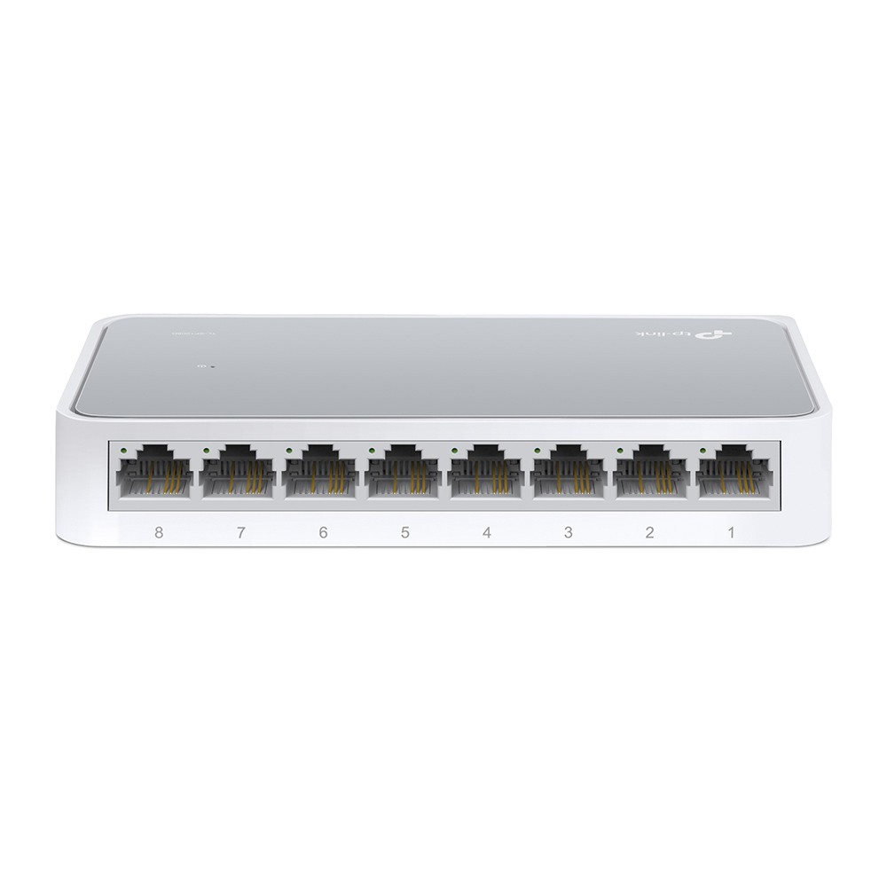 TP-Link TL-SF1008D Netzwerk-Switch 8-Port, Unmanaged, 8x 100 Mbit/s RJ45