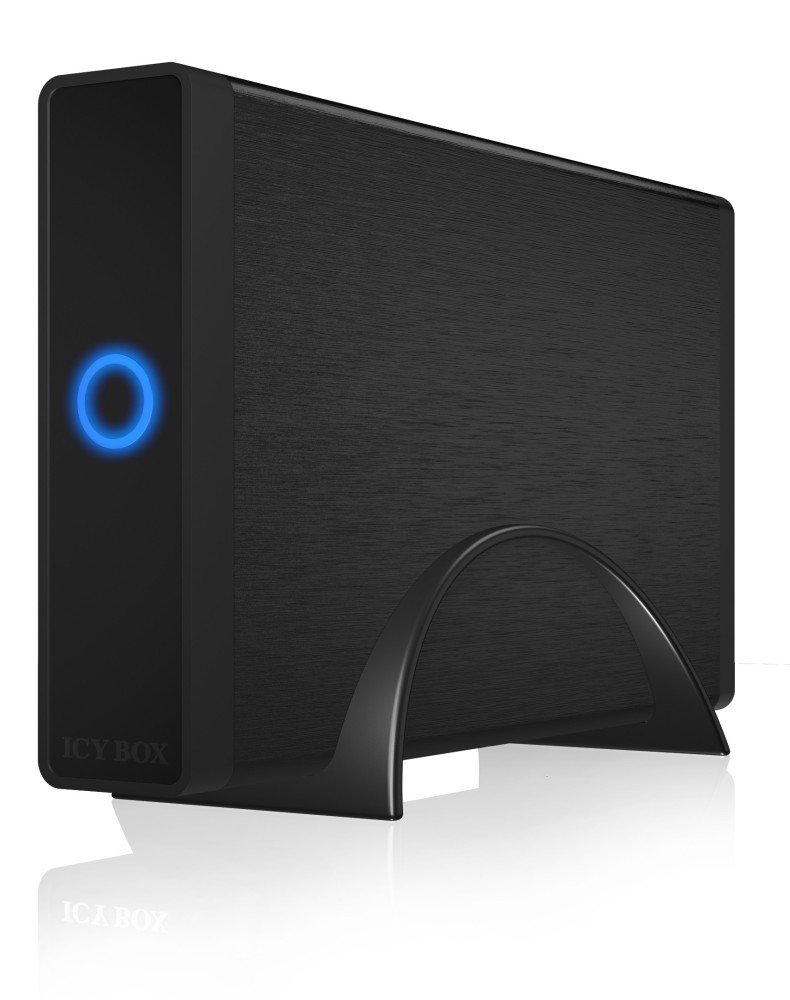 ICYBOX Externes Gehäuse für 3,5" SATA Festplatten mit USB 3.0