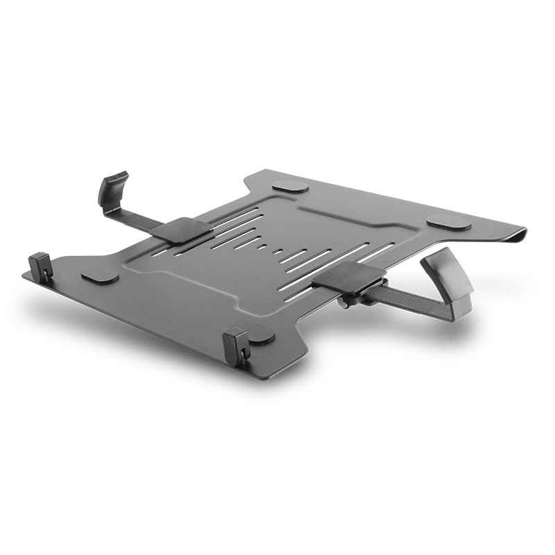 ICY BOX IB-MSA101-LH Notebookhalterung als Zubehör für Monitorständer mit VESA 75x75 / 100x100 Unterstützung