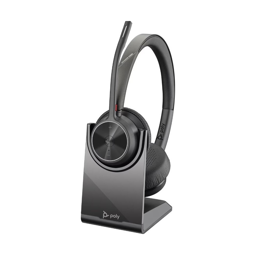 Poly Voyager 4320 USB-C Headset +BT700 dongle +Charging Stand