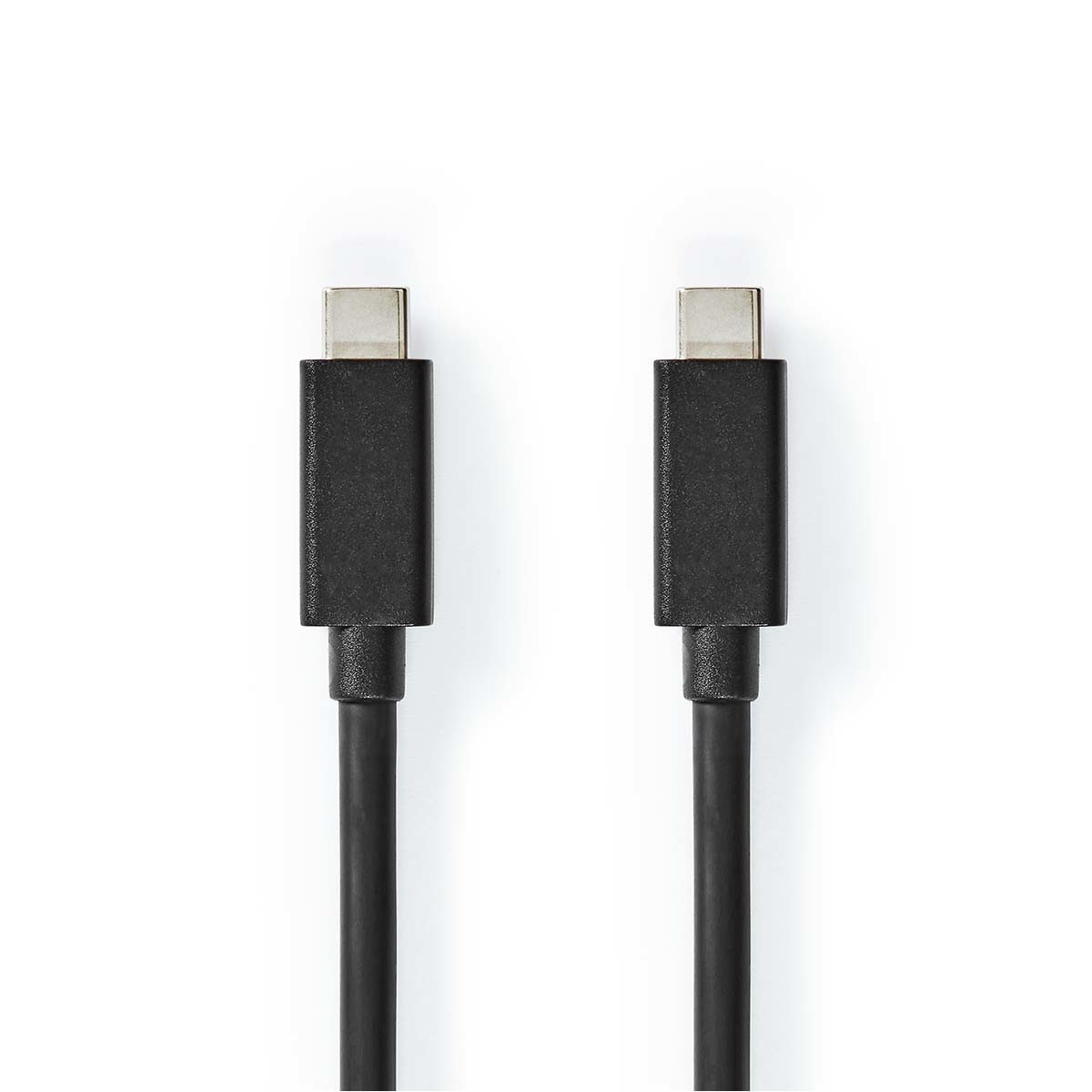 Nedis USB-Kabel | USB 3.2 Gen 2x2 | USB-C™ Stecker - USB-C™ Stecker | 100 W | 4K@60Hz | 20 Gbps | Vernickelt | 2.00 m | Rund | P