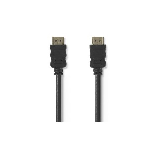 Nedis 3m Highspeed HDMI Kabel mit Ethernet, Schwarz, 4K, 3D und Deep Color