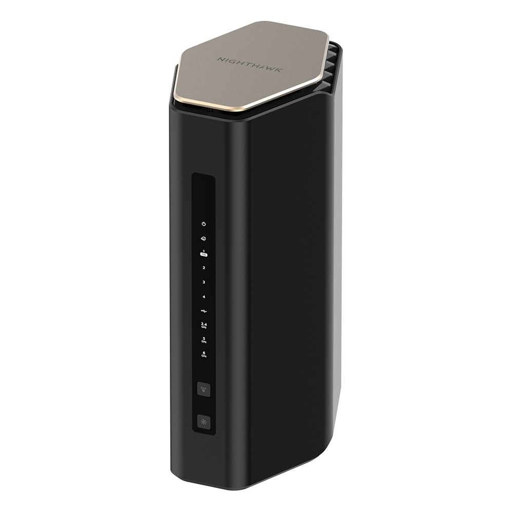 NETGEAR Nighthawk RS600 WiFi 7 Router BE18000 Tri-Band, 1x 10G WAN, 1x 10G LAN, 3x 1G LAN, 250 m² Abdeckung
