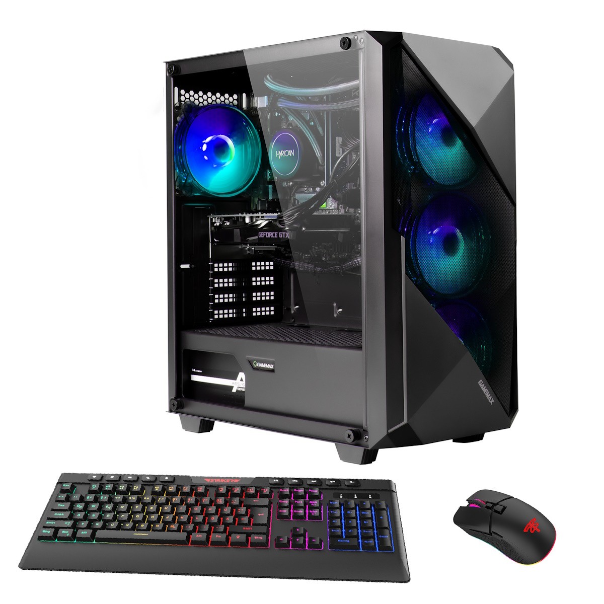 Hyrican Striker 7481 AMD Ryzen 7 9700X, 32GB DDR5 RAM, 1TB M.2 SSD, NVIDIA GeForce RTX 5060 Ti (16GB GDDR7), Windows 11 Home