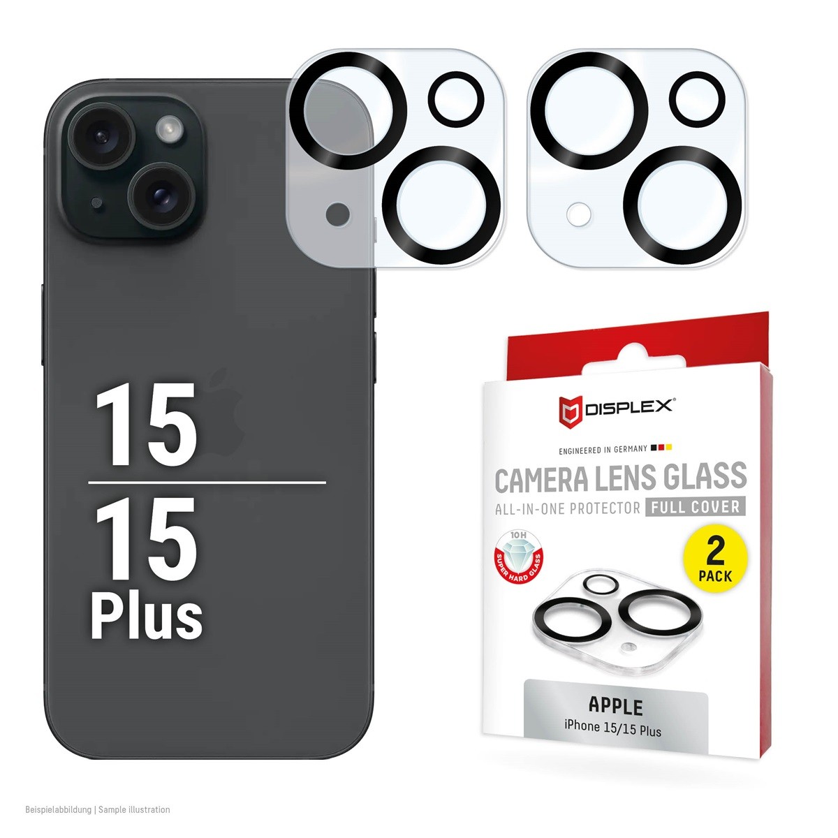 DISPLEX CamGlass All-In-One iPhone 15/15 Plus