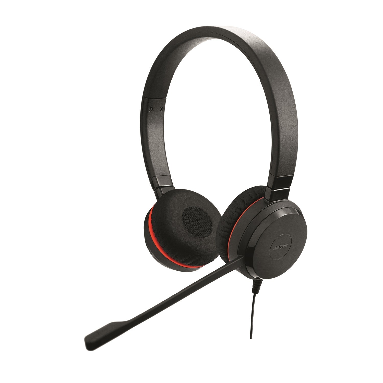 Jabra Evolve 20 SE Headset, Stereo, Kabelgebunden USB-A und -C-Anschluss, MS Teams zertifiziert, Kunstlederohrpolster