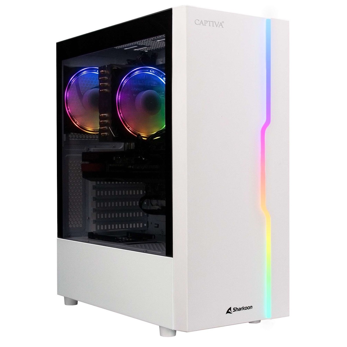 Captiva Advanced Gaming R94-169 Gaming PC AMD Ryzen 7 5700X, 32GB DDR4 RAM, 1TB M.2 SSD, Nvidia GeForce RTX 5060 Ti, Wi-Fi 6, Wi