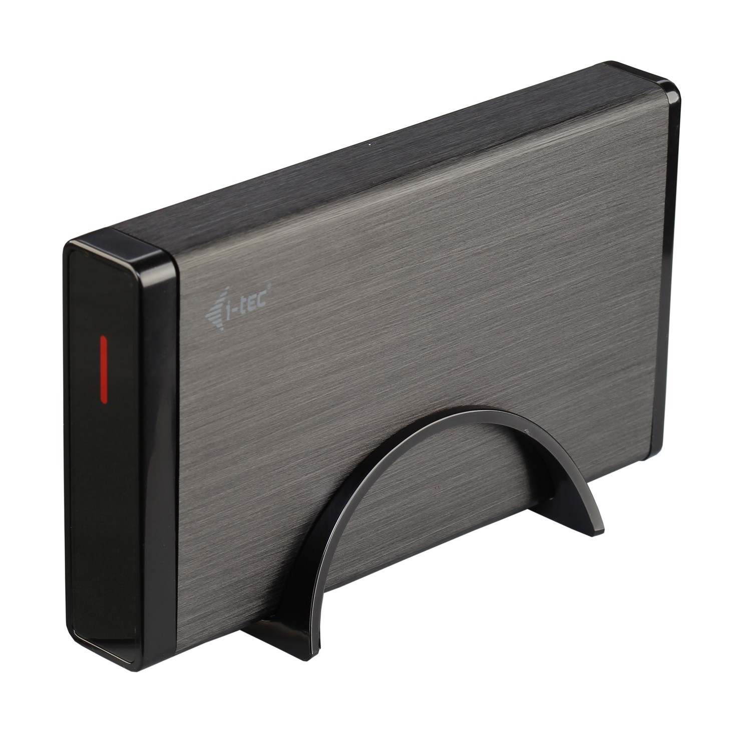 i-tec USB 3.0 Mysafe externes Festplattengehäuse schwarz [für 3,5" (8,9cm) SATA HDD/SSD, Aluminium]