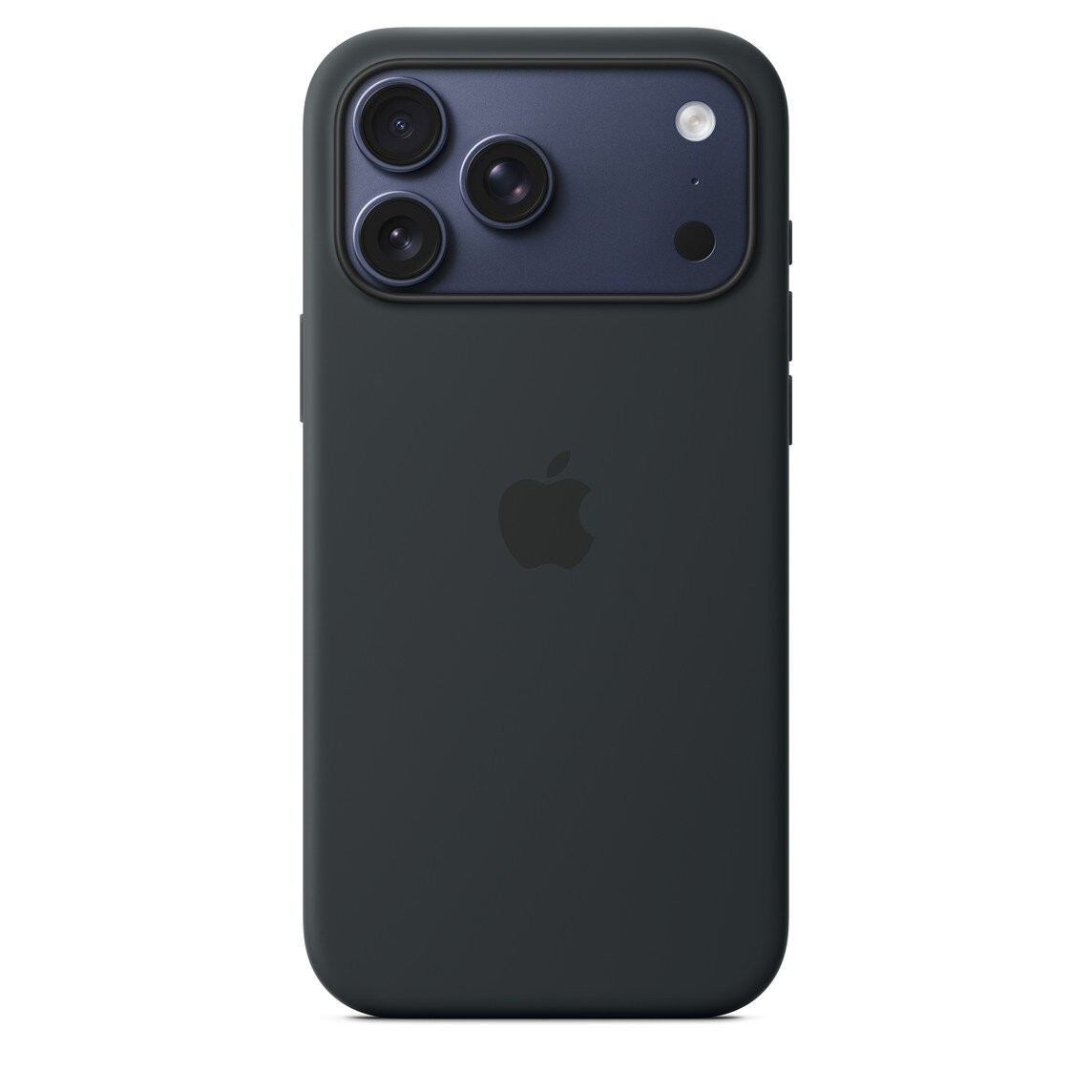 Apple Silikon Case iPhone 17 Pro Max mit MagSafe schwarz