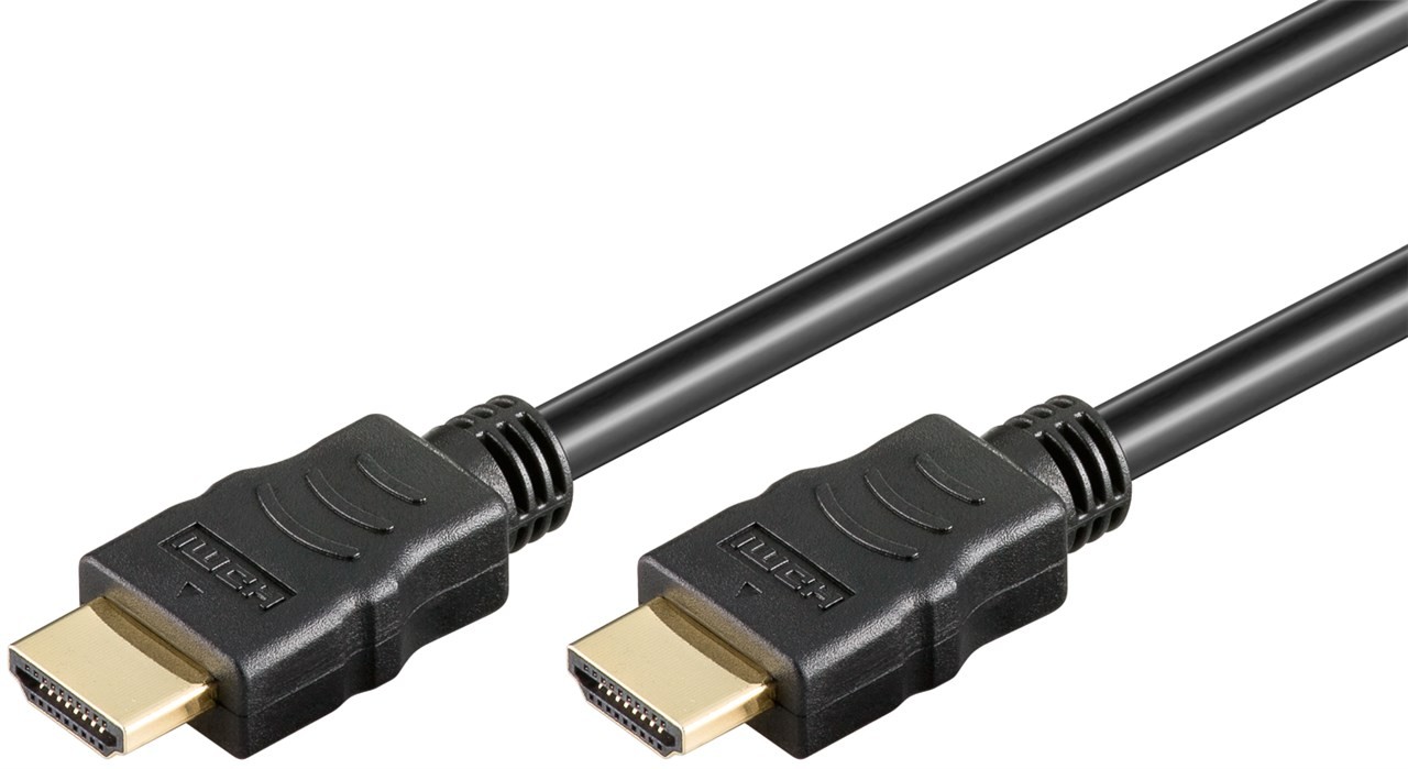 Goobay 2m HDMI Kabel mit Ethernet, 4K (2160p), vergoldete Kontakte