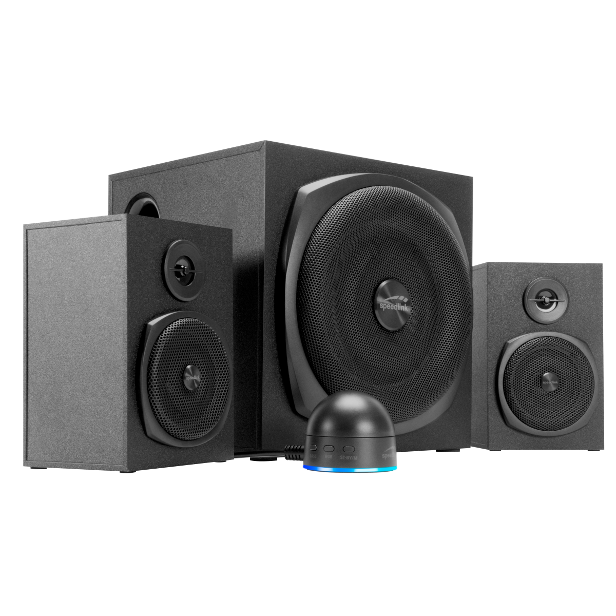 Speedlink GRAVITY LT 2.1 Subwoofer System, schwarz