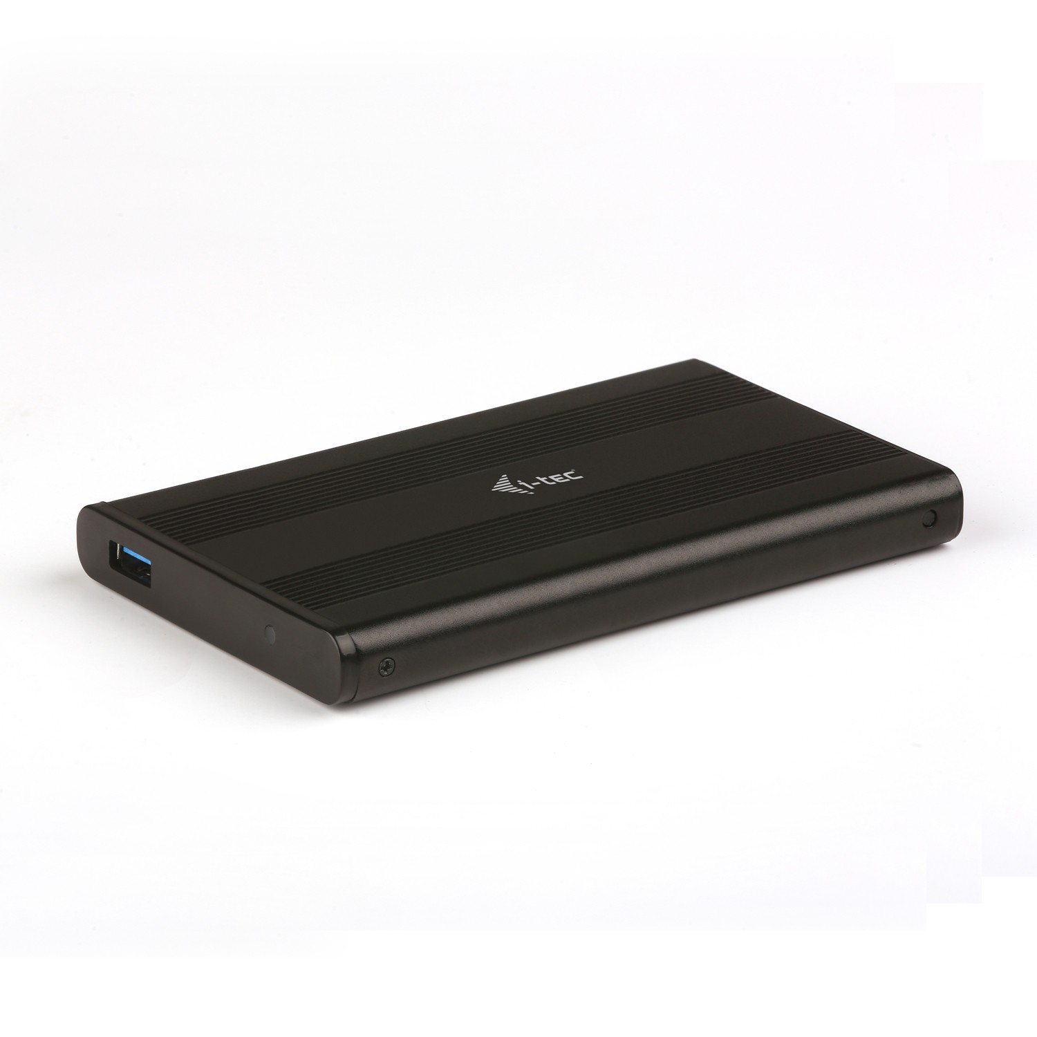 i-tec MySafe AluBasic Advance externes Festplattengehäuse schwarz [für 2,5" (6,4cm) SATA I/II/II HDD/ SSD, Aluminium]